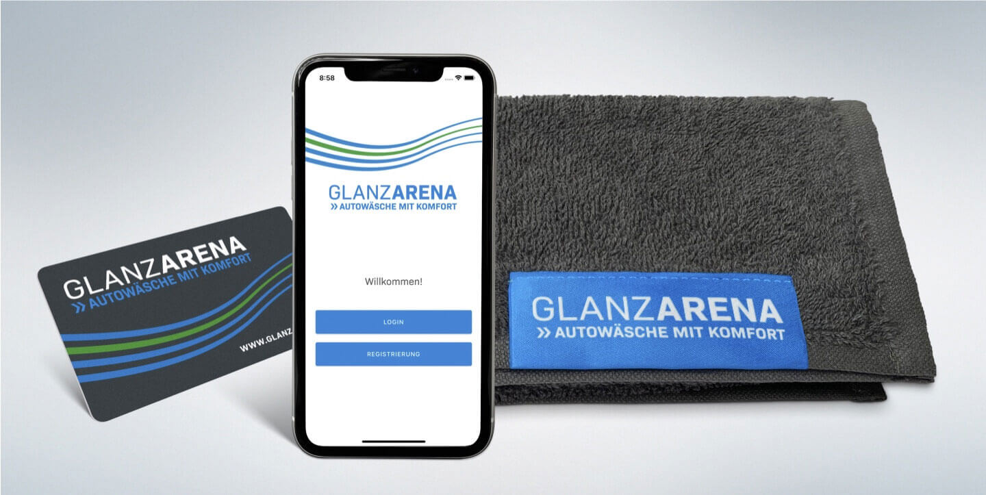 GLANZARENA-Kundenkarte als Geschenkset